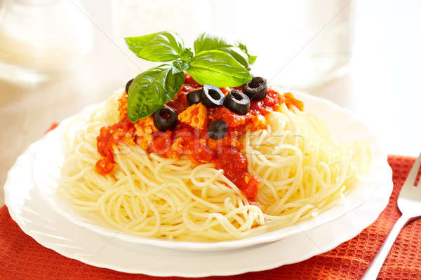 Spaghetti Bolognese Stock photo © Amaviael