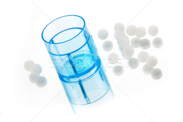 Abhilfe homöopathische medizinischen Gesundheit Medizin Pillen Stock foto © Amaviael