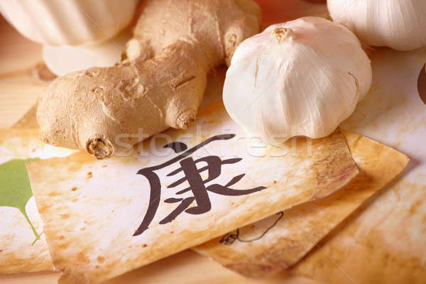 Alternatief therapie traditioneel geneeskunde chinese gezondheid Stockfoto © Amaviael