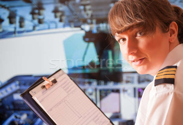 Airline pilot  Stock photo © Amaviael