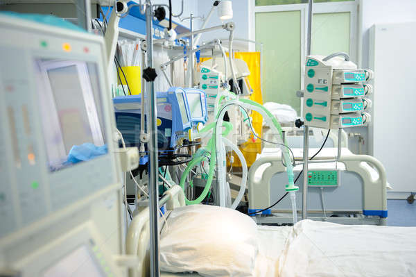 Reanimation ward with modern equipments Stock photo © amok