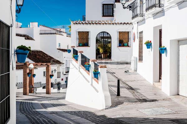 Picturesque street of Mijas Stock photo © amok