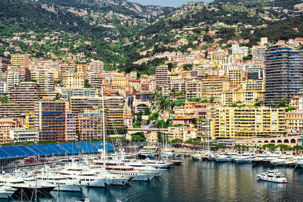 Zdumiewający widoku Monaco miasta charakter architektury Zdjęcia stock © amok