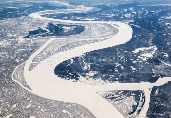 Siberian river. View from the top  Stock photo © amok