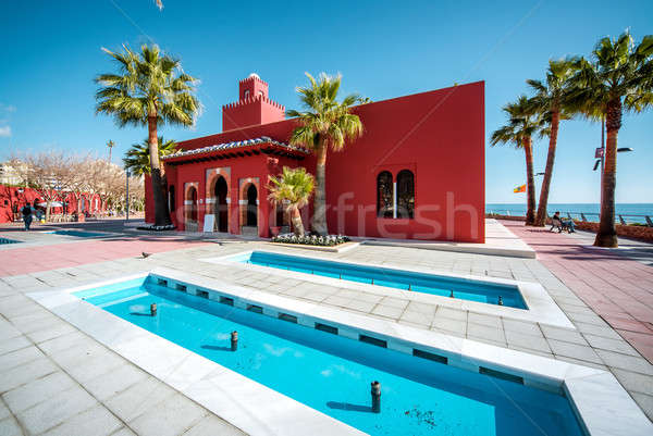 Arabic-style Bill Bil Castle is a landmark on the Benalmadena co Stock photo © amok