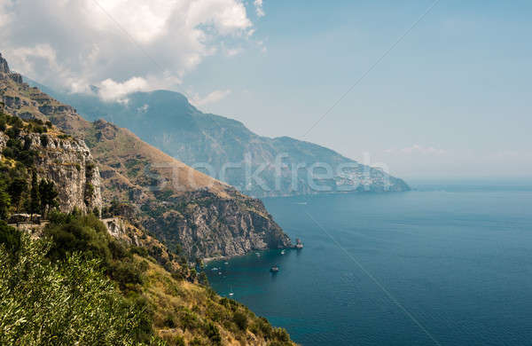Via Nastro Azzurro, Amalfi Coast Stock photo © amok
