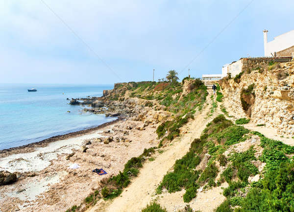 Beach of Island of Tabarca. Province of Alicante. Spain Stock photo © amok