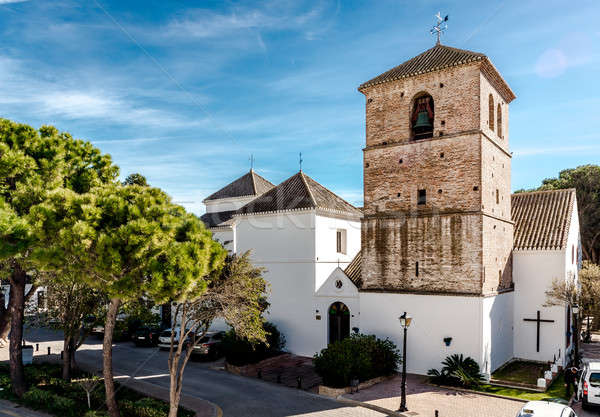 Stock photo: Church of the Imaculate Conception in Mijas