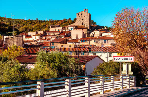 Bulaternera (Bouleternère), hillside french village. Stock photo © amok