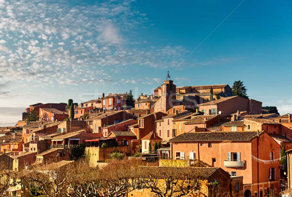 Roussillon village in France Stock photo © amok