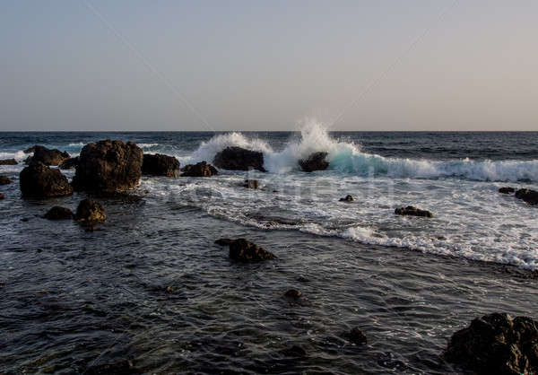 Wellen Ozean Teneriffa Spanien Wasser Stock foto © amok