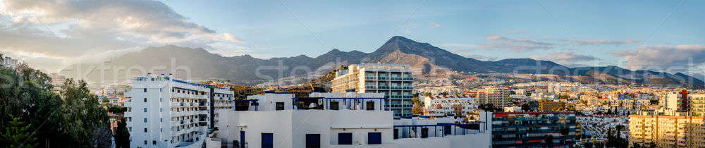 Panorama of Benalmadena town. Malaga, Spain Stock photo © amok