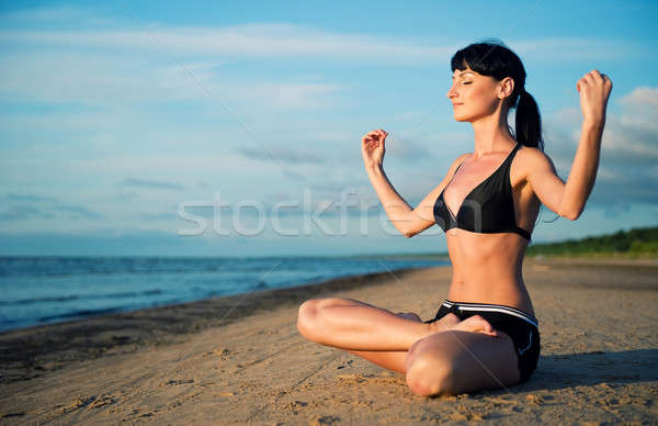 Stock photo: Yoga outside