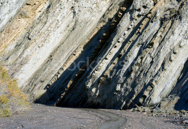 Primo piano formazione rocciosa deserto Spagna uno unico Foto d'archivio © amok
