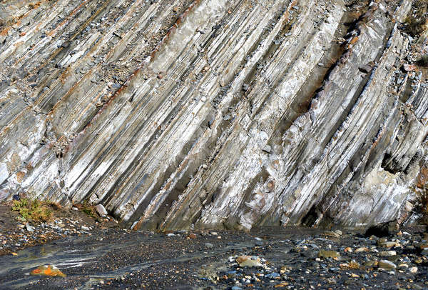 Close-up of a rock formation in the Tabernas Desert. Spain Stock photo © amok