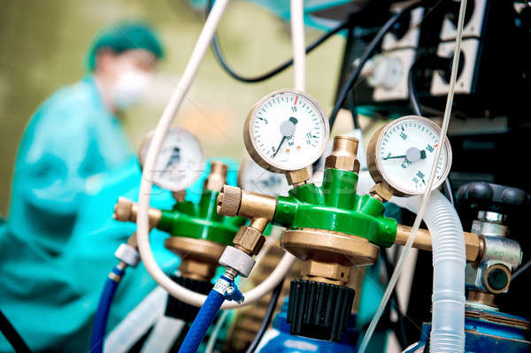 Manometer with reducer at hospital  Stock photo © amok