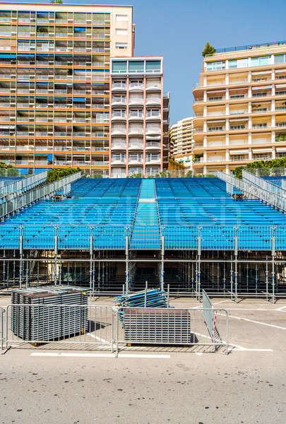 Tribune. Preparation to Formula 1 Monaco Grand Prix Stock photo © amok