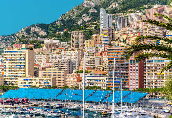 Incredibile view Monaco città preparazione formula 1 Foto d'archivio © amok