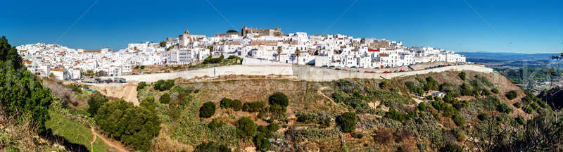 Panorama of Vejer de la Frontera. Costa de la Luz, Spain Stock photo © amok