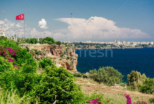 Antalya city. It is biggest international sea resort in Turkey Stock photo © amok