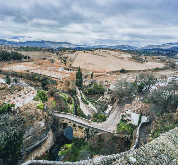 View of Ronda and surrounding countryside. Province of Malaga, A Stock photo © amok