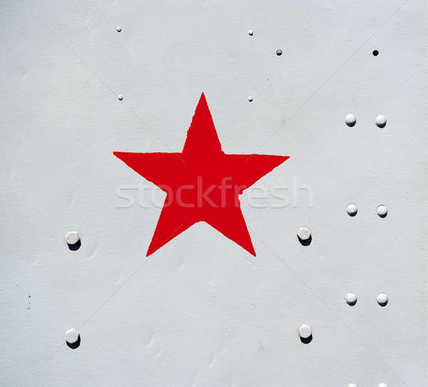 Foto stock: Rojo · estrellas · símbolo · signo · color · martillo