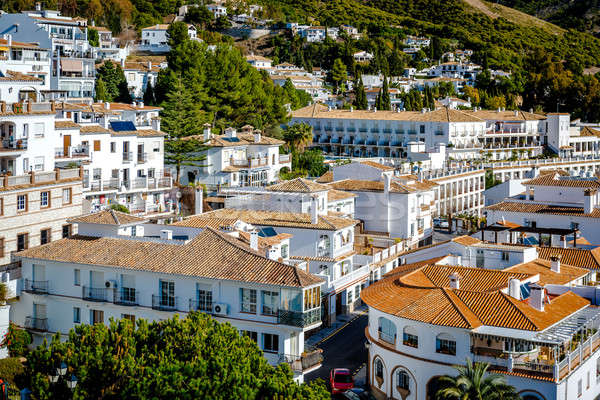 Charming little white village of Mijas. Costa del Sol, Andalusia Stock photo © amok