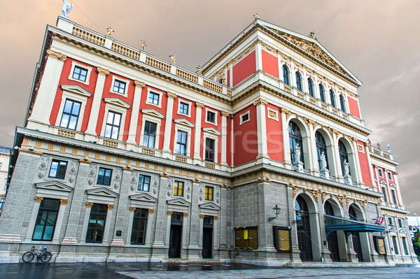 Zene híres Bécs koncert előcsarnok épület Stock fotó © amok