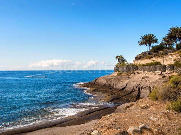 Pittoresque plage Espagne eau Rock [[stock_photo]] © amok