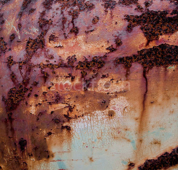Background and texture of rusty wall Stock photo © amok