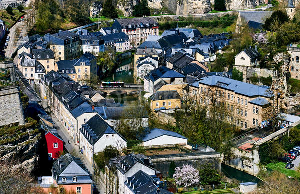 Foto d'archivio: Lussemburgo · cityscape · occidentale · Europa · primavera · architettura