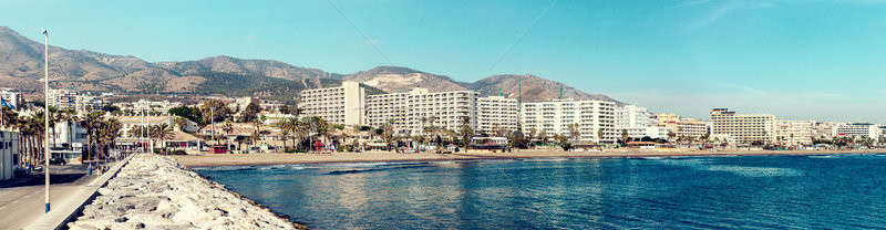 Beautiful day view of Benalmadena coast. Malaga, Spain Stock photo © amok