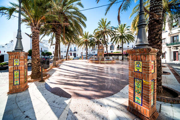 Plaza de Espana. Vejer de la Frontera, Spain Stock photo © amok