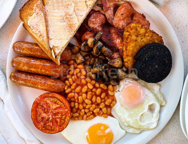 Traditional full english breakfast Stock photo © amok