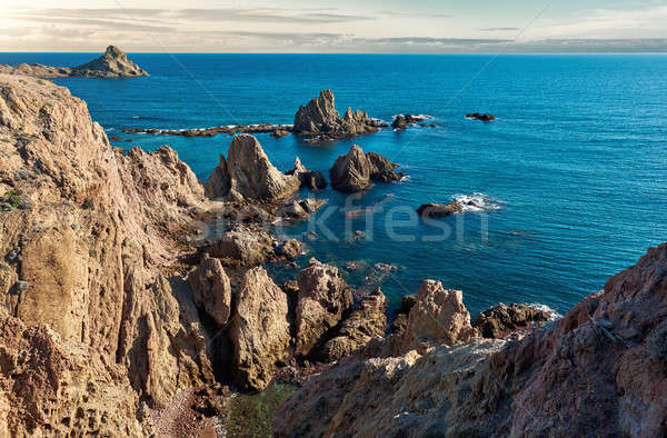 Las Sirenas in the Cabo de Gata-Nijar Natural Park. Spain Stock photo © amok