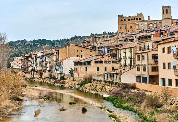 Valderrobres village, Spain Stock photo © amok