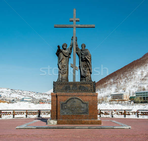 The monument of the holy apostles Peter and Paul Stock photo © amok