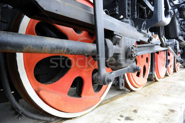 Stok fotoğraf: Tekerlek · tren · seyahat · güç · makine