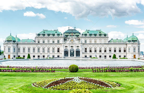 Day view of the Upper Belvedere in Vienna, Austria Stock photo © amok
