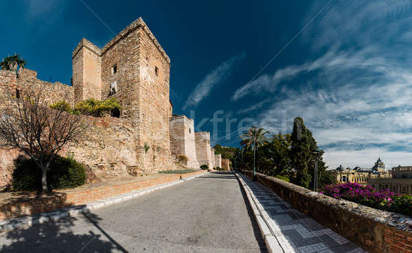Gibralfaro castle (Alcazaba de Malaga), Spain Stock photo © amok