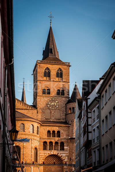 Roman Catholic Cathedral of Saint Peter in Trier, Germany. It is the oldest cathedral in the country Stock photo © amok