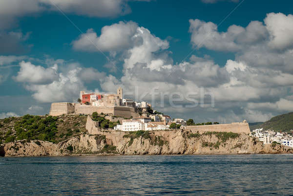 Dalt Vila of Eivissa. Balearic Islands, Spain Stock photo © amok