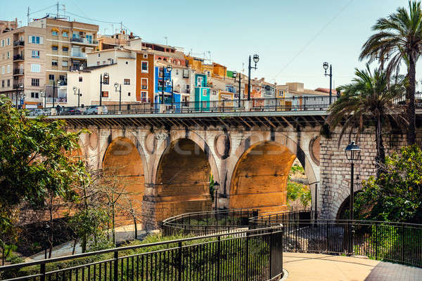 Multicolore città Spagna la comunità Foto d'archivio © amok
