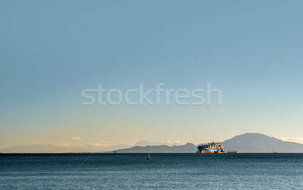 View of mediterranean sea and Rock of Gibraltar   Stock photo © amok