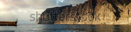 [[stock_photo]]: Coucher · du · soleil · canari · île · tenerife · Espagne