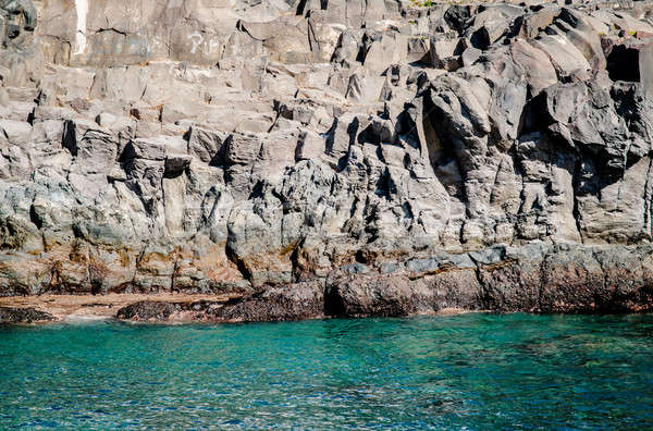Rocky coast and turquoise water. Tenerife, Canary Islands. Spain Stock photo © amok