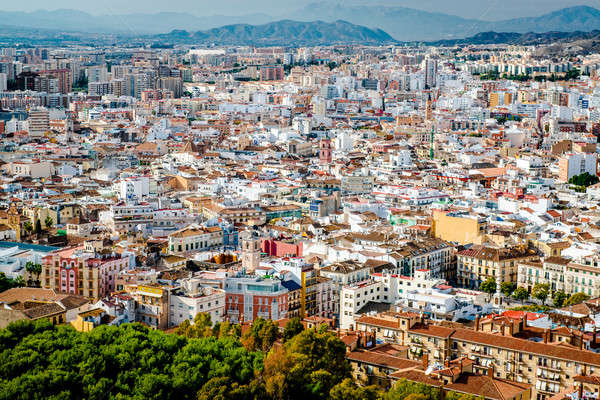 Malaga cityscape. Andalusia, Spain Stock photo © amok
