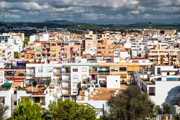 Vue modernes centre ville Espagne [[stock_photo]] © amok