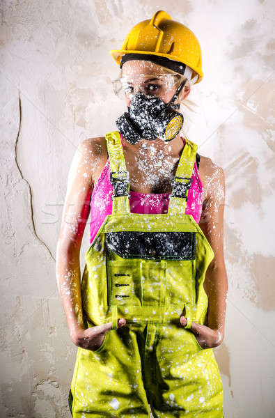 Female construction worker  Stock photo © amok