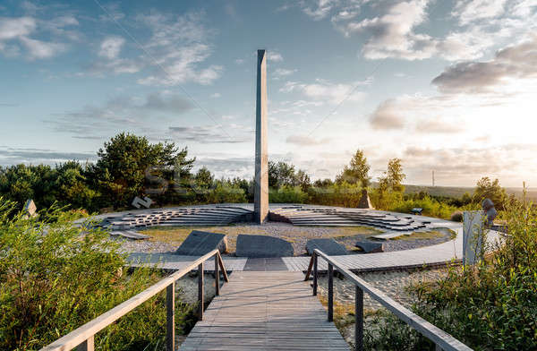 Sundial. Curonian Spit. Lithuania. Stock photo © amok